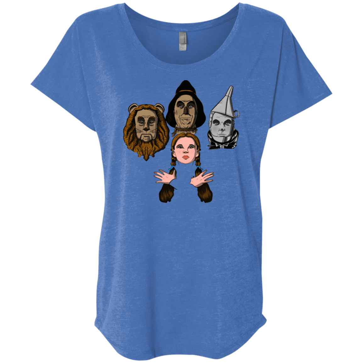 T-Shirts Vintage Royal / X-Small Oz Rhapsody Triblend Dolman Sleeve