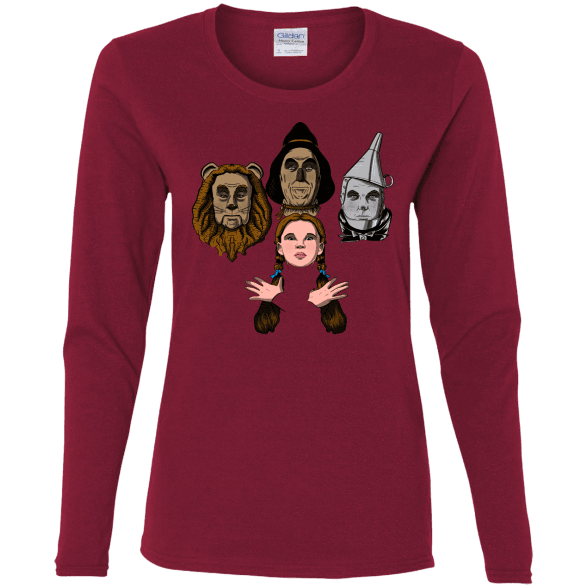 T-Shirts Cardinal / S Oz Rhapsody Women's Long Sleeve T-Shirt