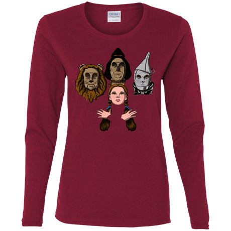 T-Shirts Cardinal / S Oz Rhapsody Women's Long Sleeve T-Shirt