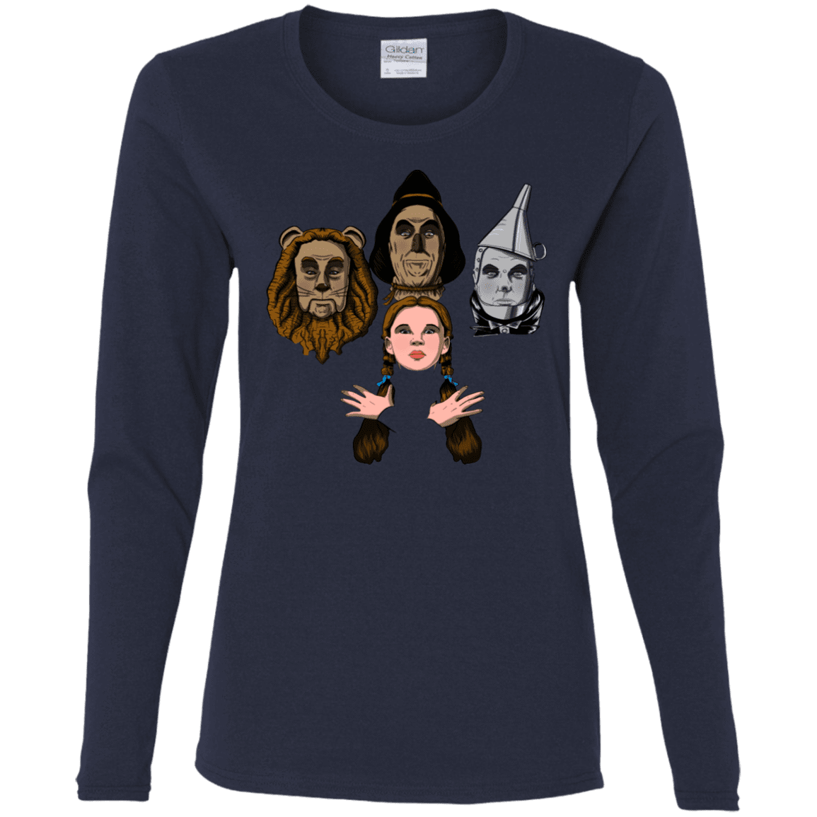 T-Shirts Navy / S Oz Rhapsody Women's Long Sleeve T-Shirt