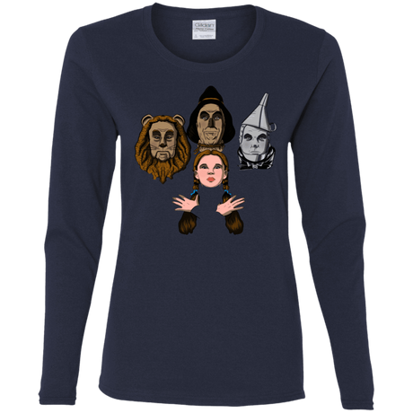 T-Shirts Navy / S Oz Rhapsody Women's Long Sleeve T-Shirt