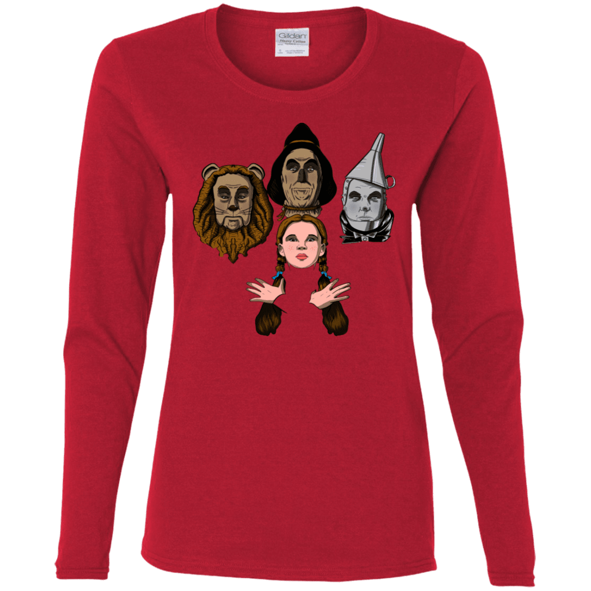 T-Shirts Red / S Oz Rhapsody Women's Long Sleeve T-Shirt