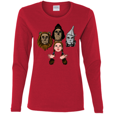 T-Shirts Red / S Oz Rhapsody Women's Long Sleeve T-Shirt