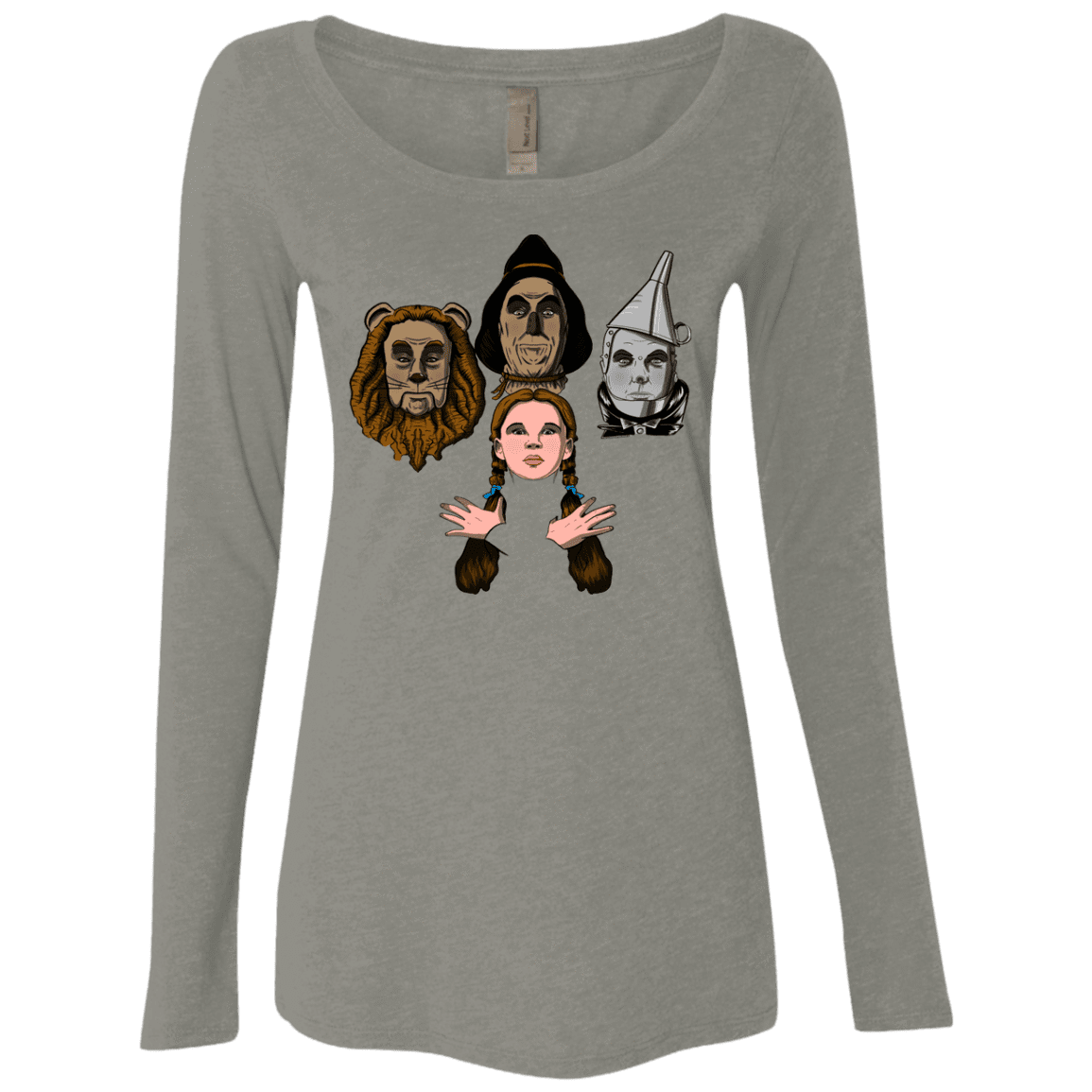 T-Shirts Venetian Grey / S Oz Rhapsody Women's Triblend Long Sleeve Shirt