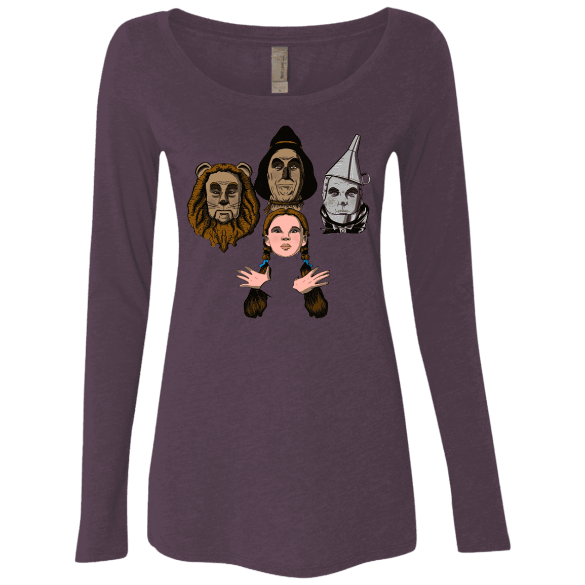 T-Shirts Vintage Purple / S Oz Rhapsody Women's Triblend Long Sleeve Shirt