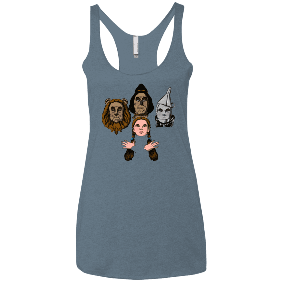 T-Shirts Indigo / X-Small Oz Rhapsody Women's Triblend Racerback Tank