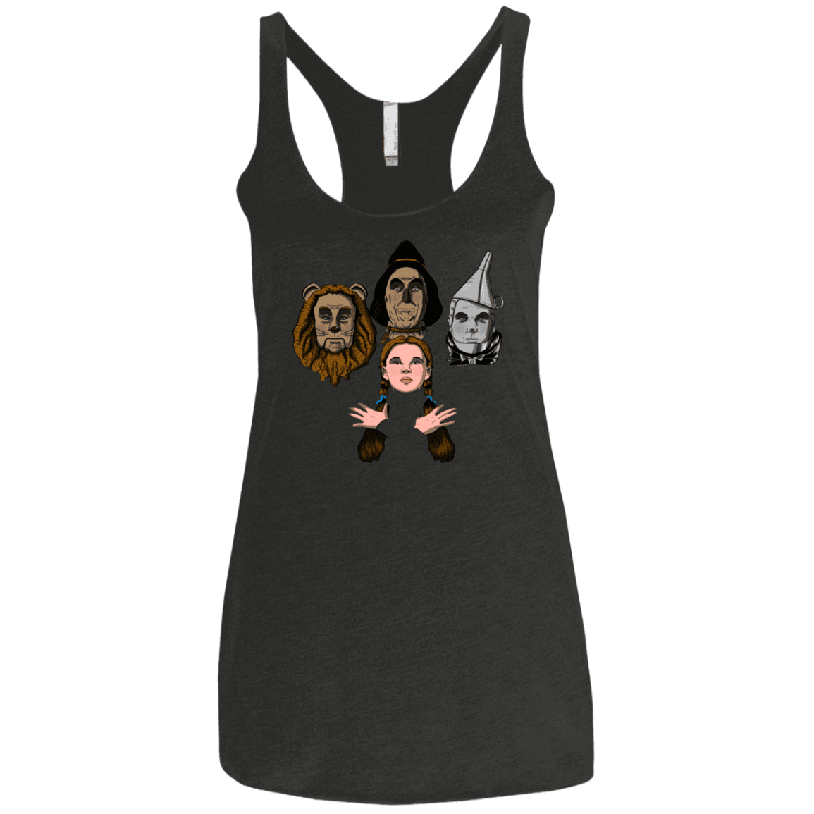 T-Shirts Vintage Black / X-Small Oz Rhapsody Women's Triblend Racerback Tank