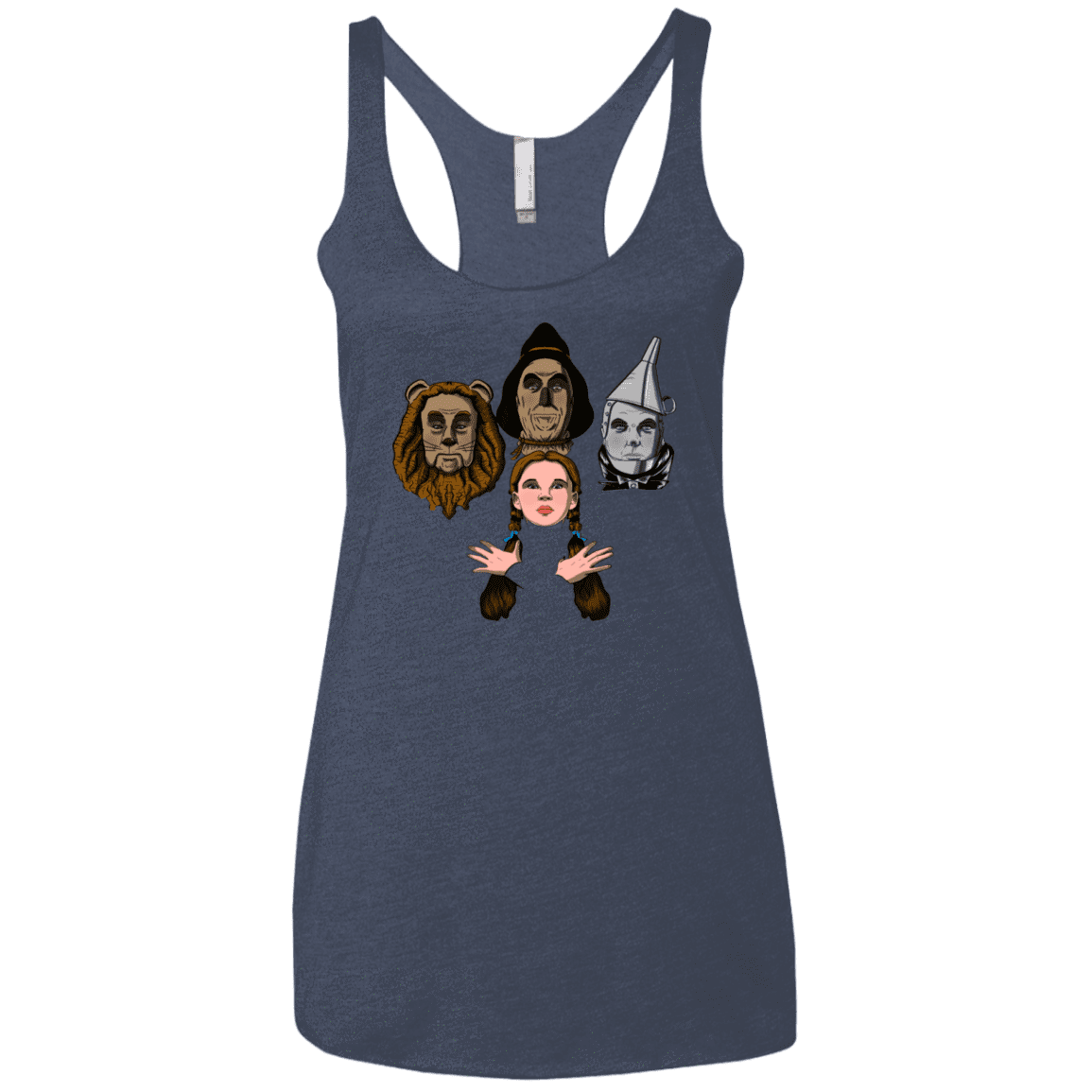 T-Shirts Vintage Navy / X-Small Oz Rhapsody Women's Triblend Racerback Tank