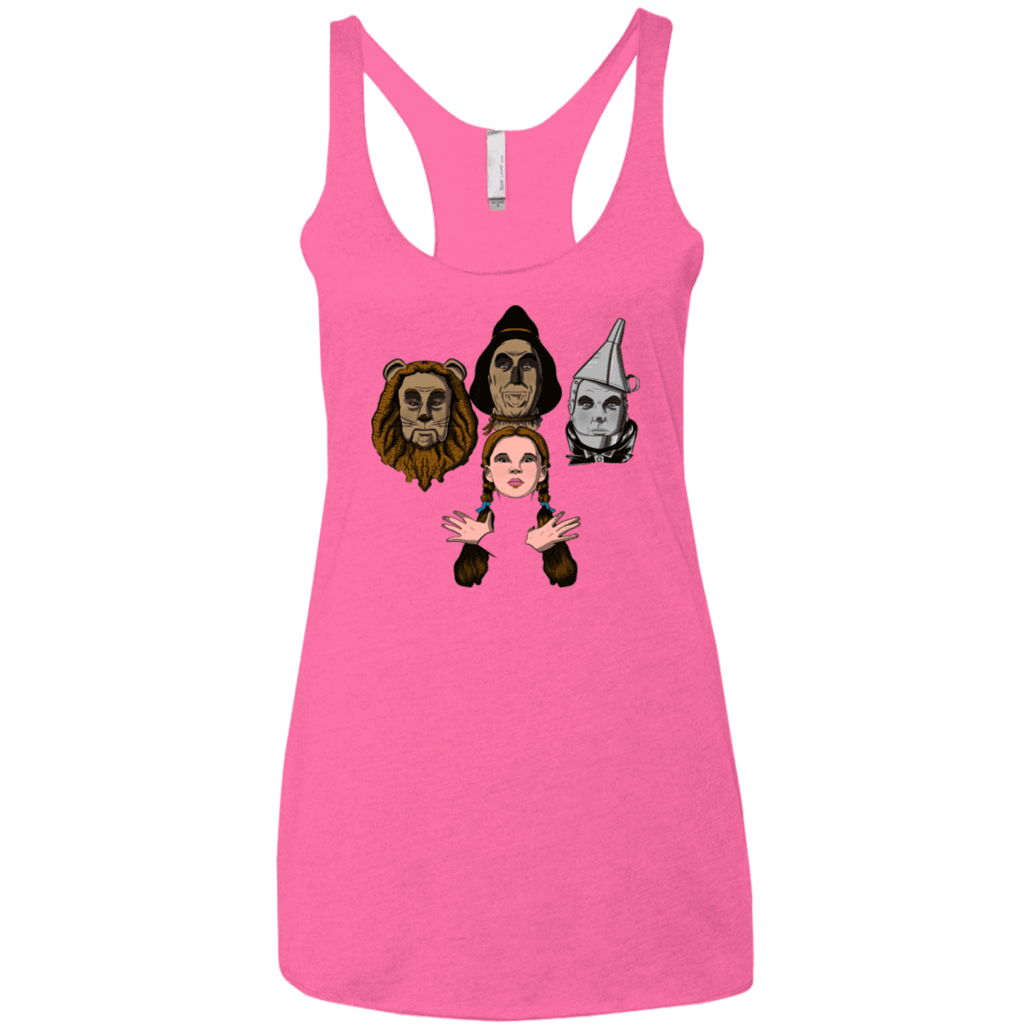T-Shirts Vintage Pink / X-Small Oz Rhapsody Women's Triblend Racerback Tank