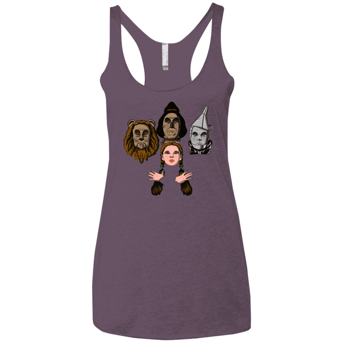 T-Shirts Vintage Purple / X-Small Oz Rhapsody Women's Triblend Racerback Tank