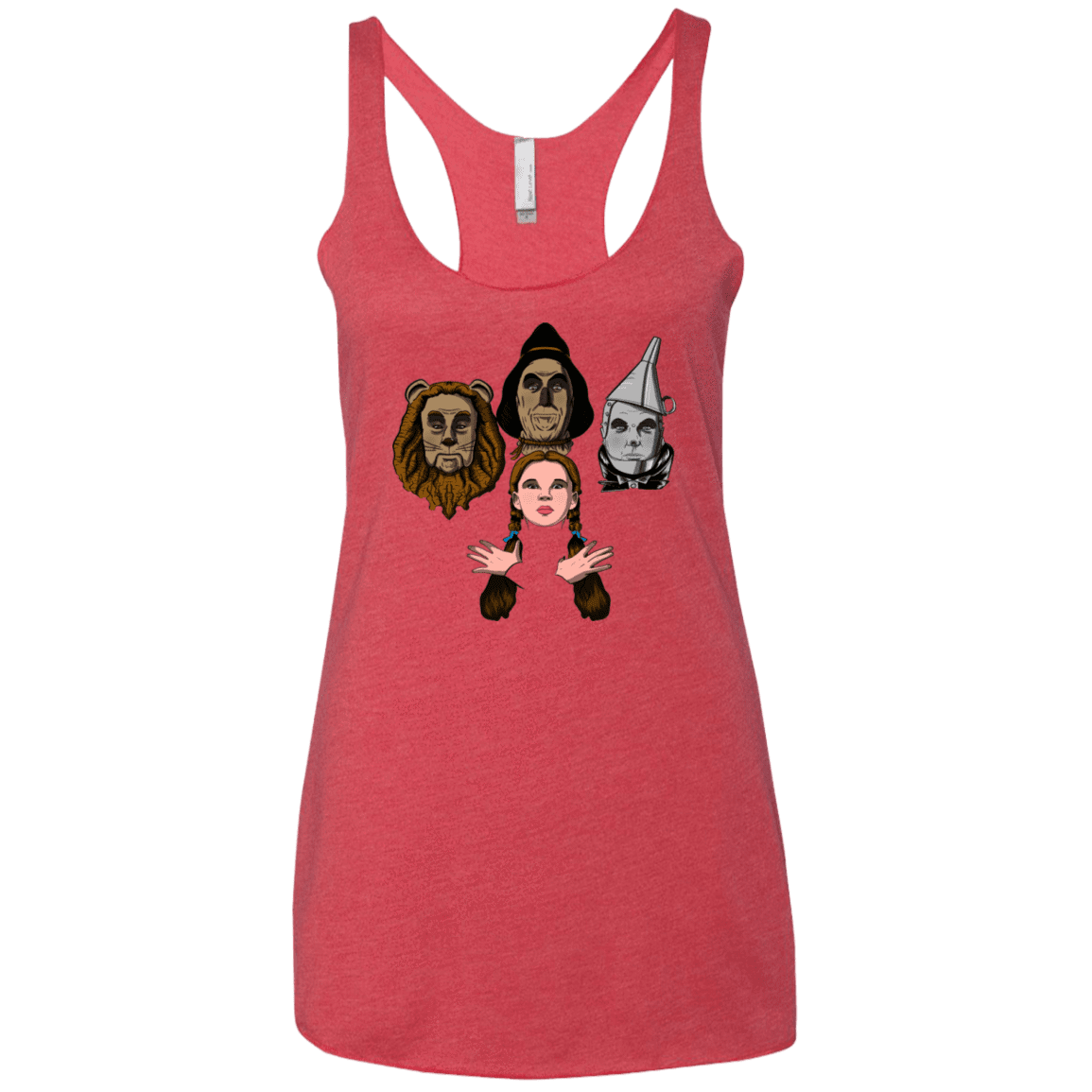 T-Shirts Vintage Red / X-Small Oz Rhapsody Women's Triblend Racerback Tank