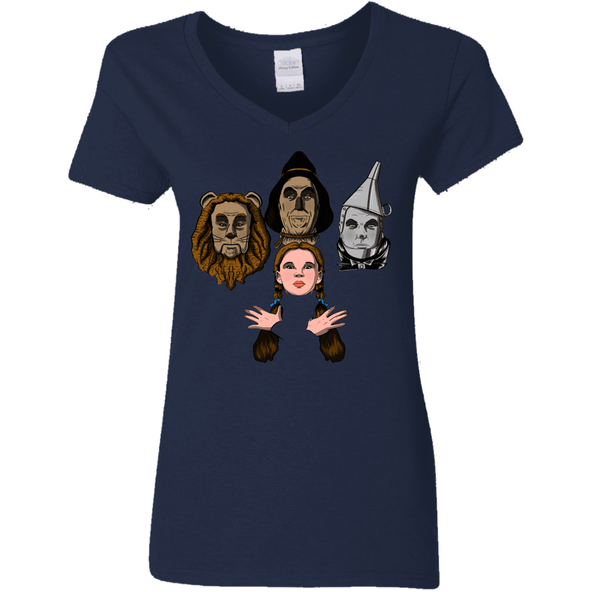 T-Shirts Navy / S Oz Rhapsody Women's V-Neck T-Shirt