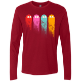 T-Shirts Cardinal / Small Pac color ghost Men's Premium Long Sleeve