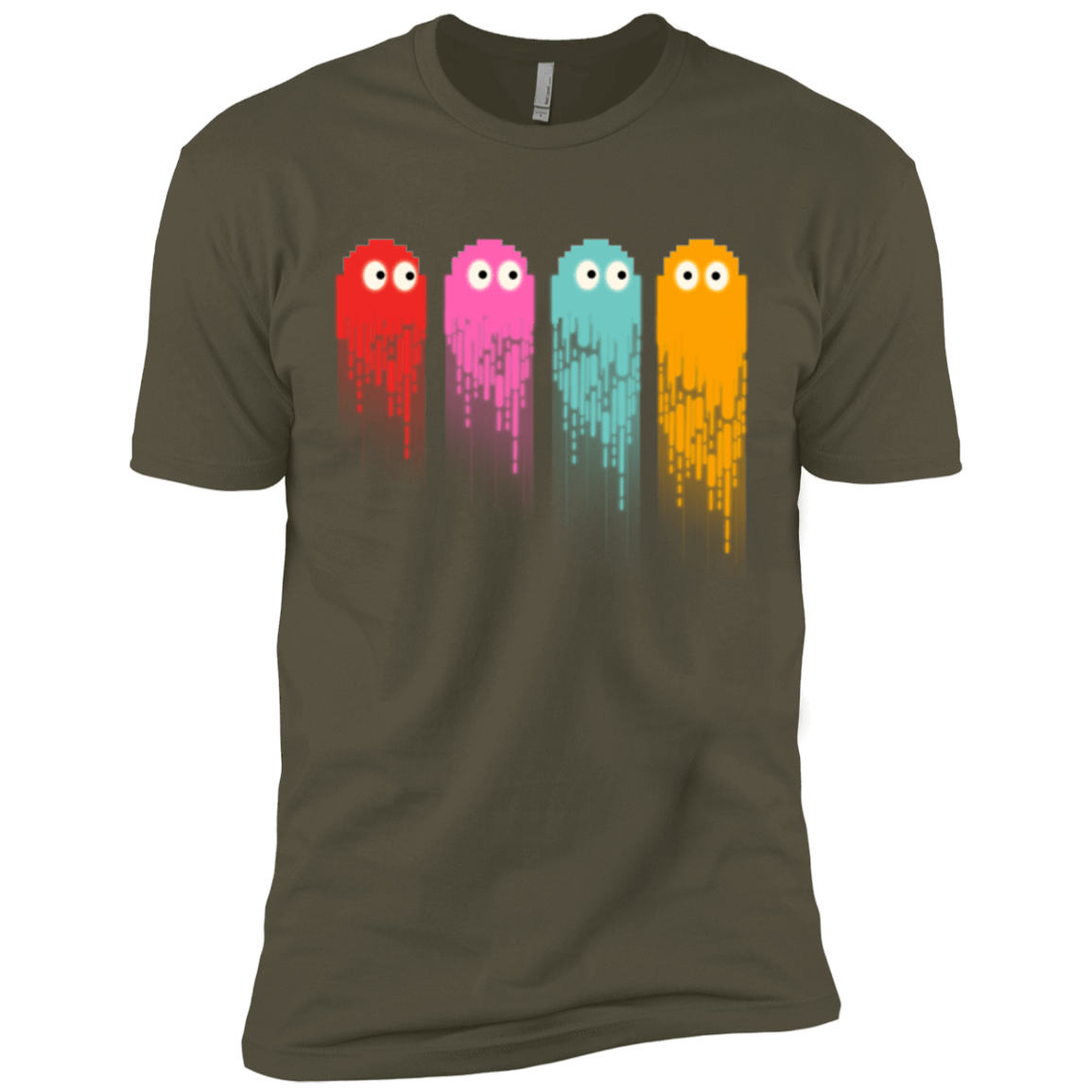 T-Shirts Military Green / X-Small Pac color ghost Men's Premium T-Shirt