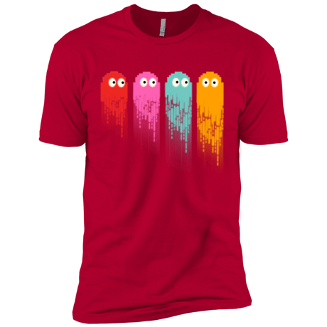 T-Shirts Red / X-Small Pac color ghost Men's Premium T-Shirt