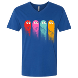 T-Shirts Royal / X-Small Pac color ghost Men's Premium V-Neck
