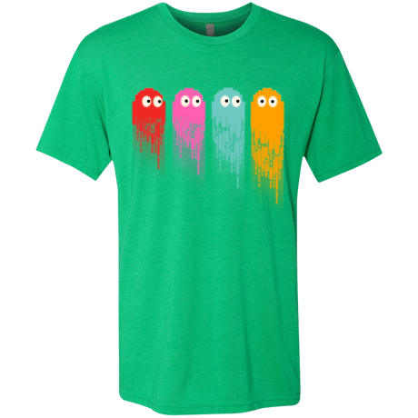 T-Shirts Envy / Small Pac color ghost Men's Triblend T-Shirt