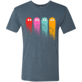 T-Shirts Indigo / Small Pac color ghost Men's Triblend T-Shirt