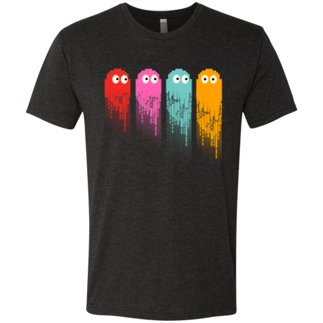 T-Shirts Vintage Black / Small Pac color ghost Men's Triblend T-Shirt
