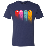 T-Shirts Vintage Navy / Small Pac color ghost Men's Triblend T-Shirt