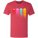 T-Shirts Vintage Red / Small Pac color ghost Men's Triblend T-Shirt