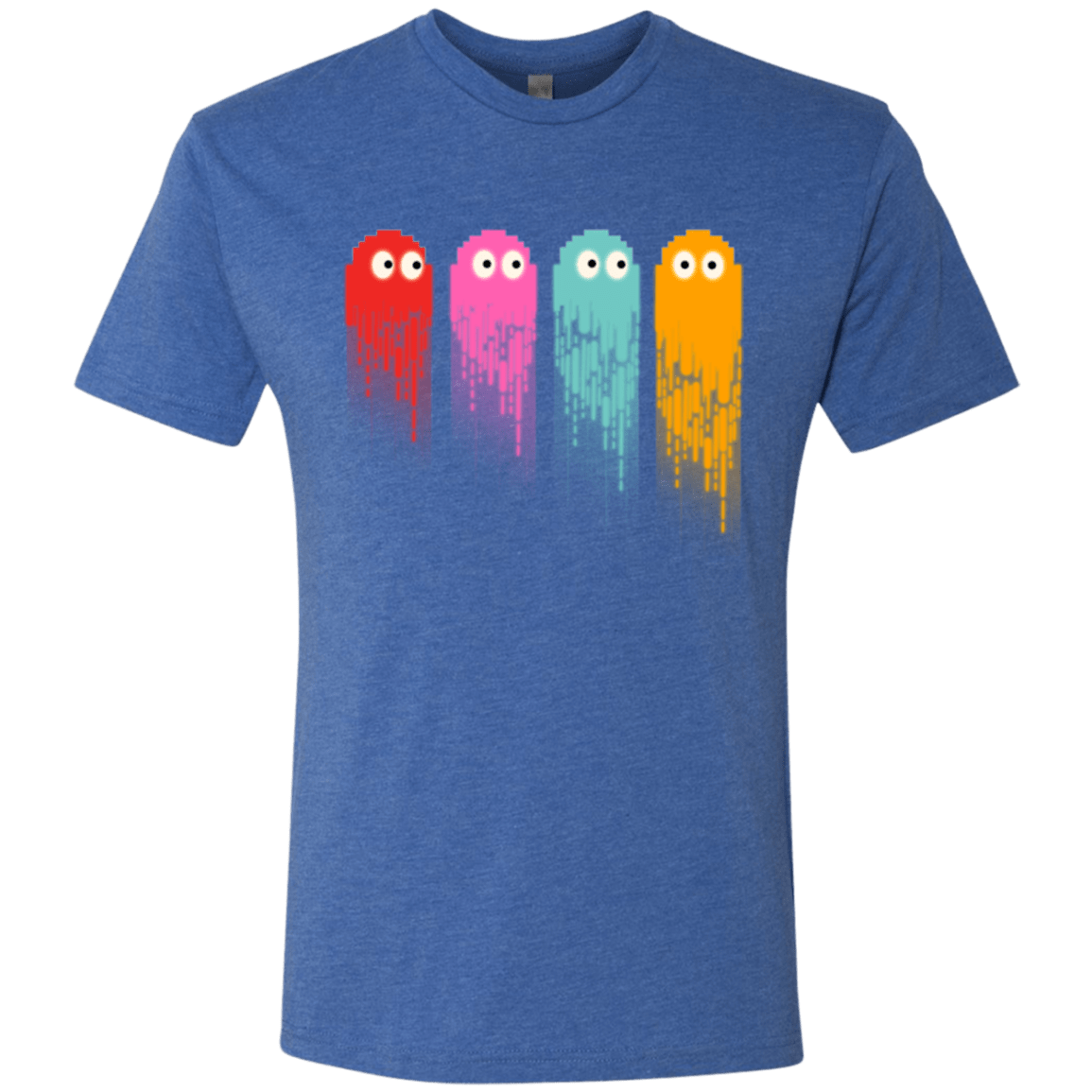 T-Shirts Vintage Royal / Small Pac color ghost Men's Triblend T-Shirt