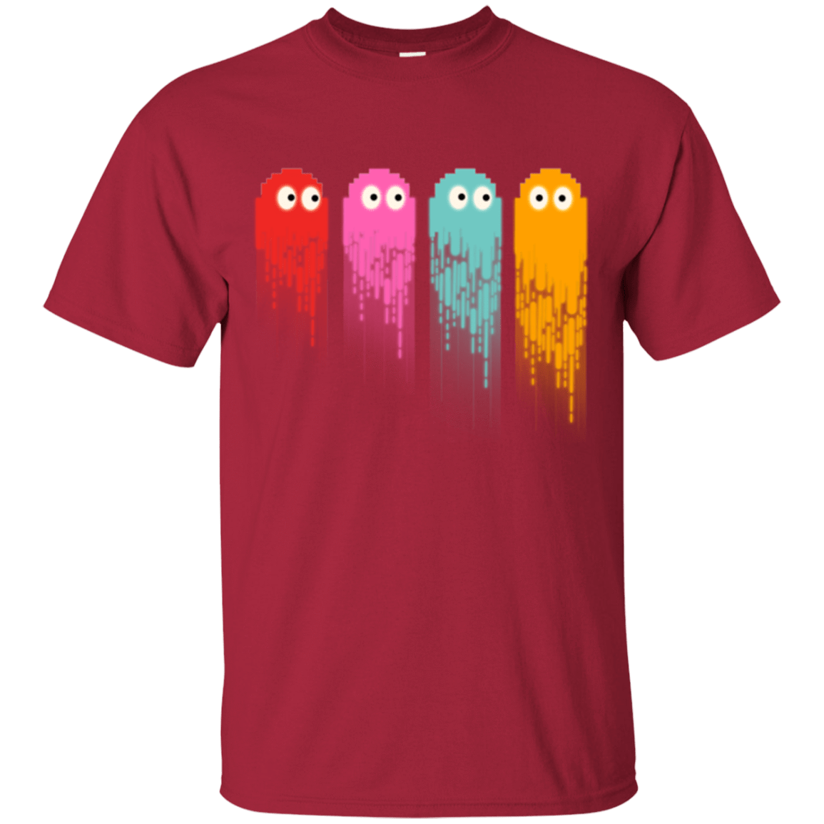T-Shirts Cardinal / Small Pac color ghost T-Shirt