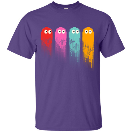 T-Shirts Purple / Small Pac color ghost T-Shirt