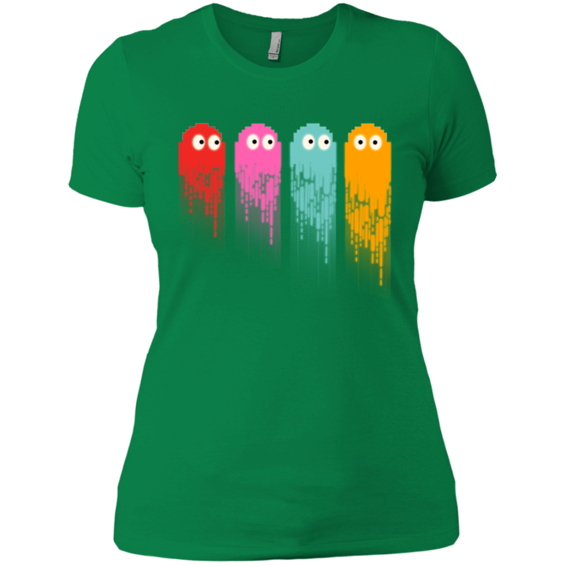 T-Shirts Kelly Green / X-Small Pac color ghost Women's Premium T-Shirt