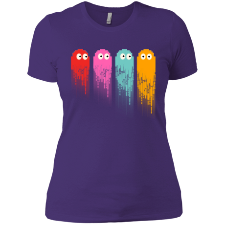T-Shirts Purple / X-Small Pac color ghost Women's Premium T-Shirt