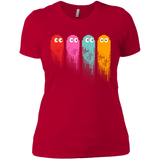 T-Shirts Red / X-Small Pac color ghost Women's Premium T-Shirt