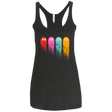 T-Shirts Vintage Black / X-Small Pac color ghost Women's Triblend Racerback Tank