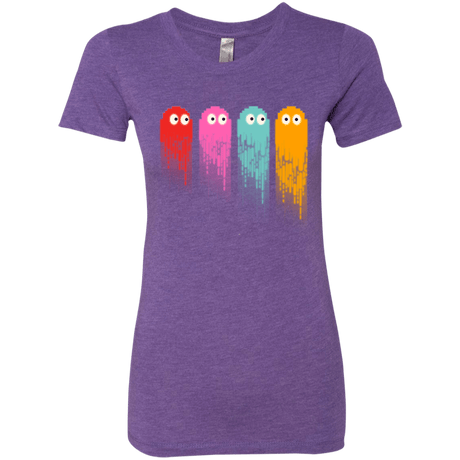 T-Shirts Purple Rush / Small Pac color ghost Women's Triblend T-Shirt