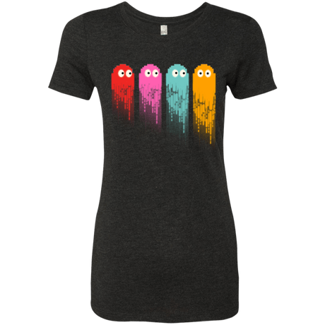T-Shirts Vintage Black / Small Pac color ghost Women's Triblend T-Shirt