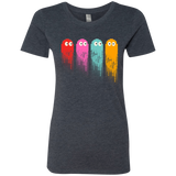 T-Shirts Vintage Navy / Small Pac color ghost Women's Triblend T-Shirt