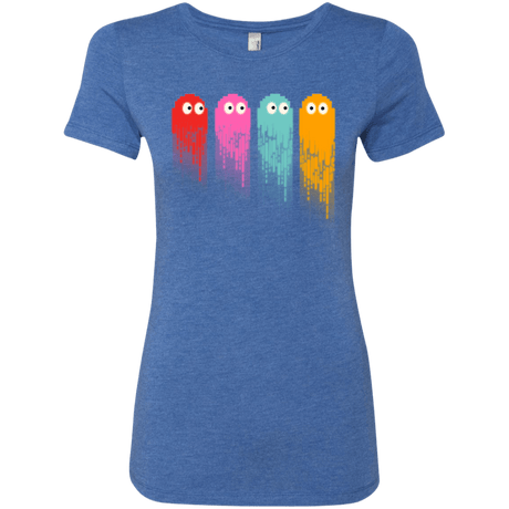 T-Shirts Vintage Royal / Small Pac color ghost Women's Triblend T-Shirt