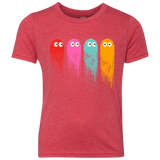 T-Shirts Vintage Red / YXS Pac color ghost Youth Triblend T-Shirt