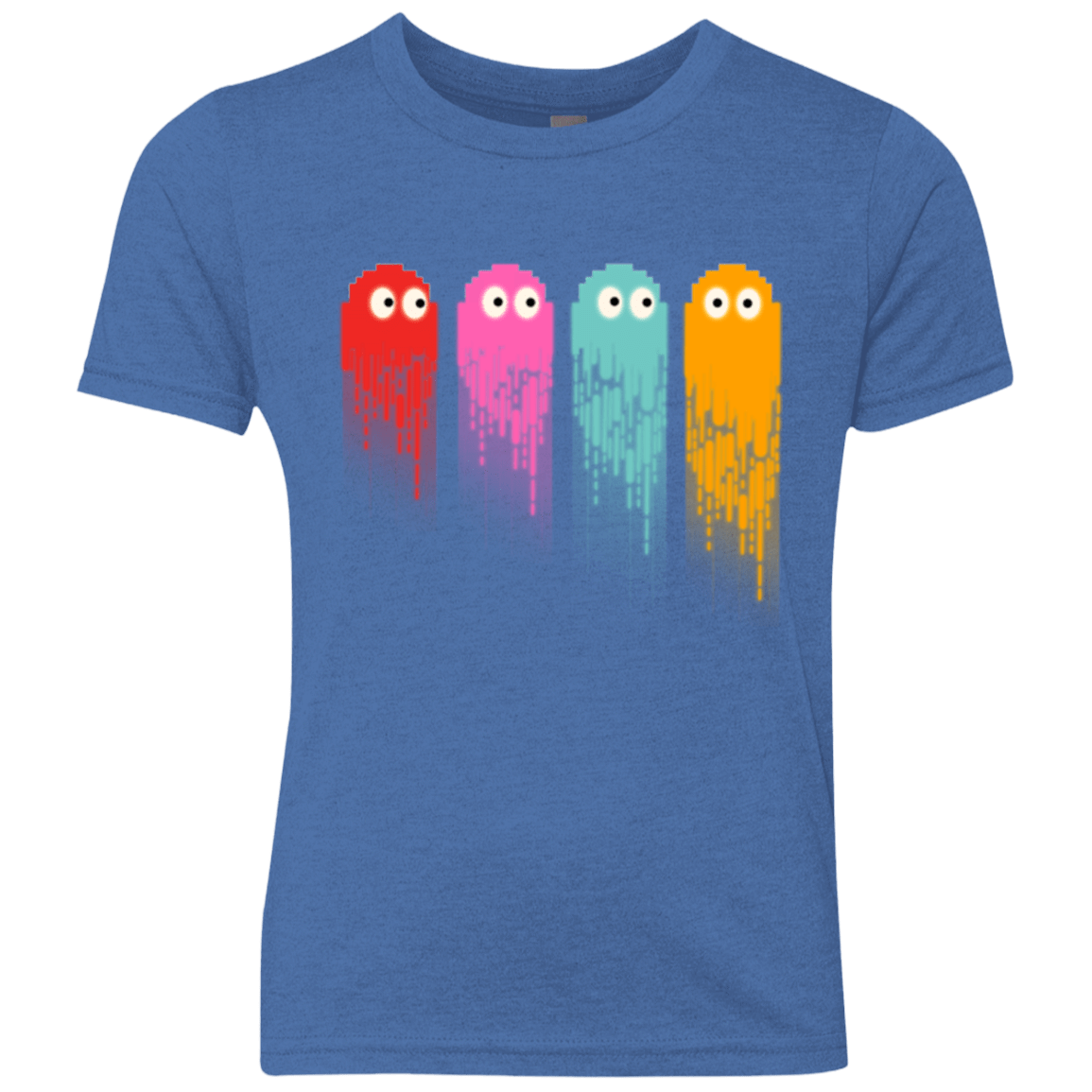 T-Shirts Vintage Royal / YXS Pac color ghost Youth Triblend T-Shirt
