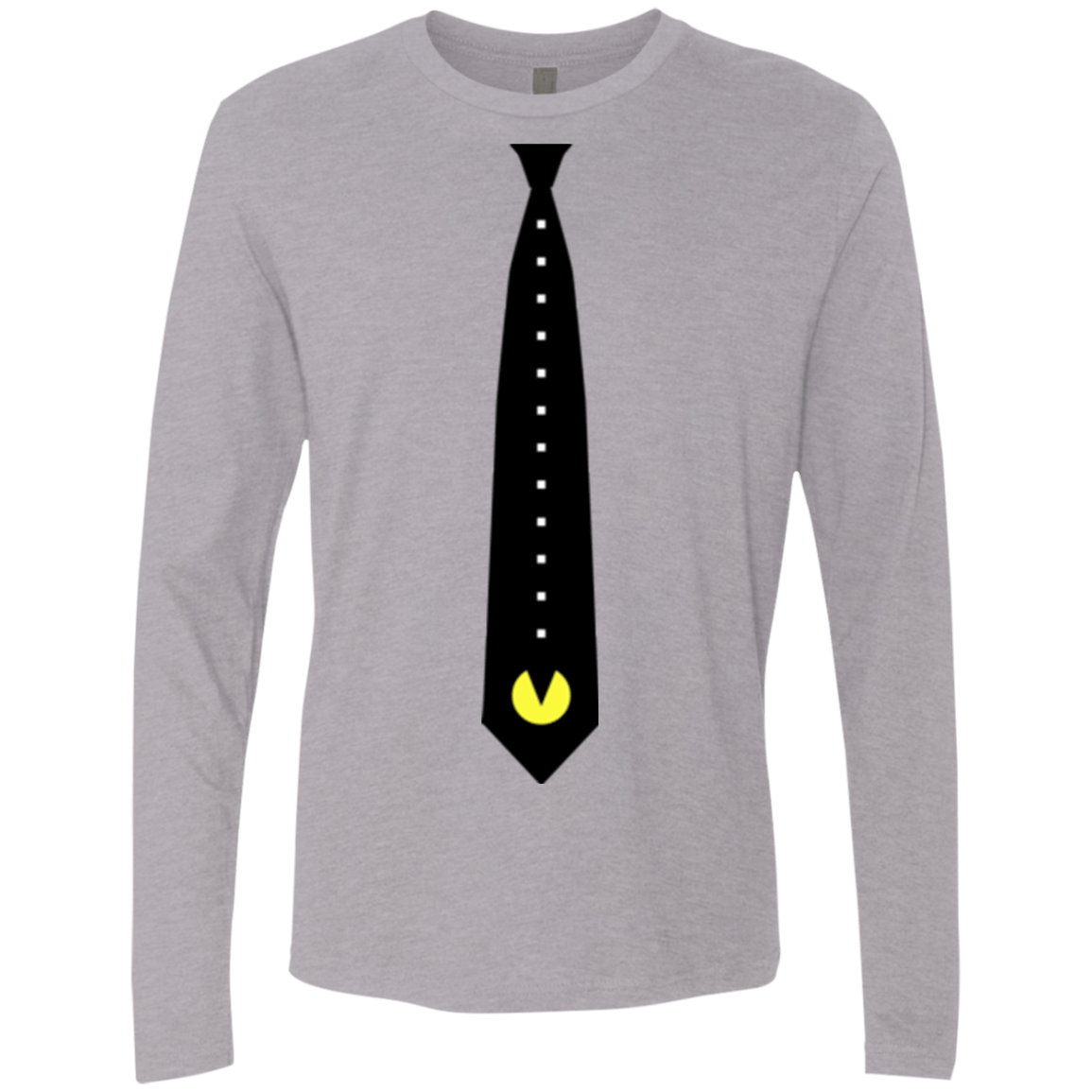 T-Shirts Heather Grey / Small Pac tie Men's Premium Long Sleeve