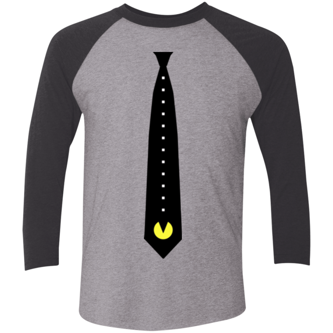 T-Shirts Premium Heather/ Vintage Black / X-Small Pac tie Men's Triblend 3/4 Sleeve