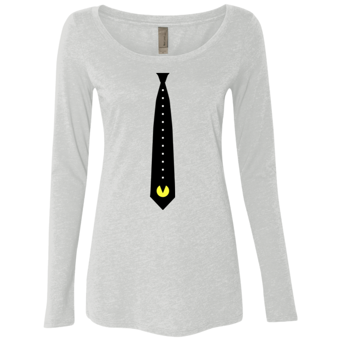 T-Shirts Heather White / Small Pac tie Women's Triblend Long Sleeve Shirt