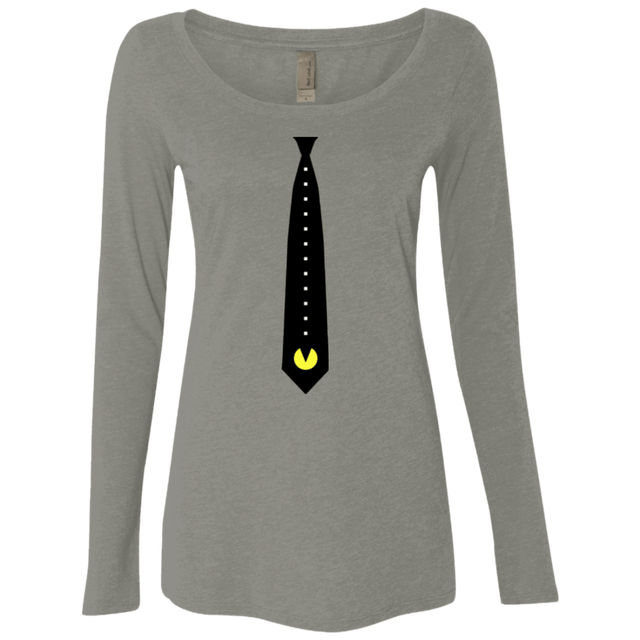 T-Shirts Venetian Grey / Small Pac tie Women's Triblend Long Sleeve Shirt