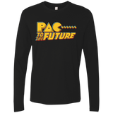 T-Shirts Black / Small Pac to the Future Men's Premium Long Sleeve