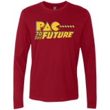 T-Shirts Cardinal / Small Pac to the Future Men's Premium Long Sleeve