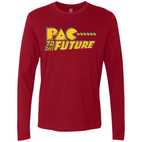 T-Shirts Cardinal / Small Pac to the Future Men's Premium Long Sleeve