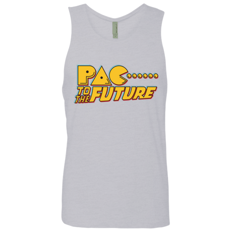 T-Shirts Heather Grey / Small Pac to the Future Men's Premium Tank Top