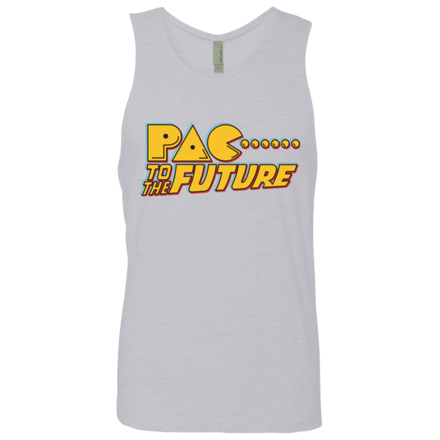 T-Shirts Heather Grey / Small Pac to the Future Men's Premium Tank Top