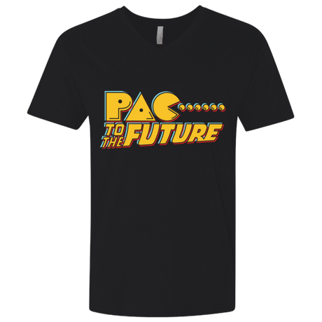 T-Shirts Black / X-Small Pac to the Future Men's Premium V-Neck