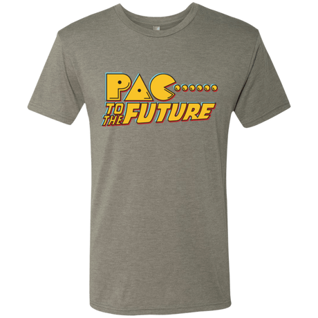 T-Shirts Venetian Grey / Small Pac to the Future Men's Triblend T-Shirt