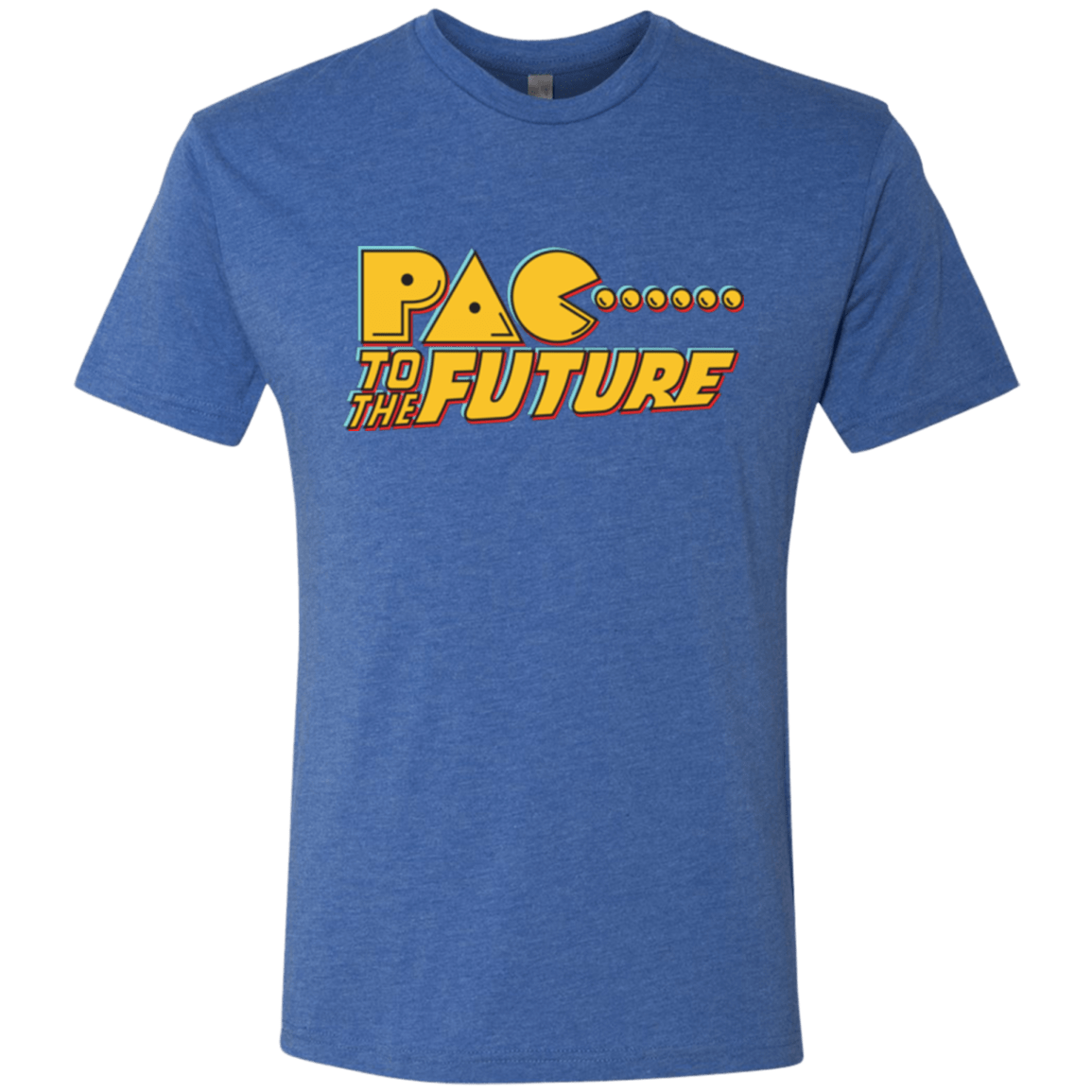 T-Shirts Vintage Royal / Small Pac to the Future Men's Triblend T-Shirt